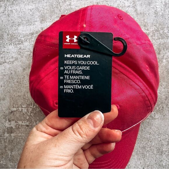 Under Armour Pink Baseball Cap NWT One Size - Picture 5 of 5